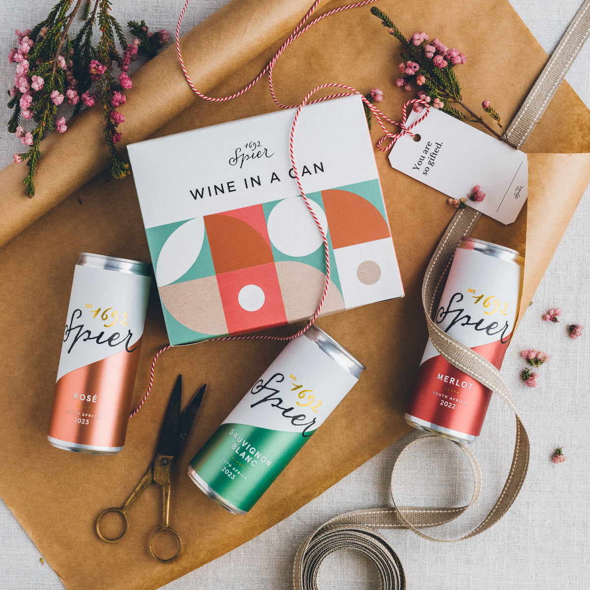 Canned Wine Gift Set + R100 Donation