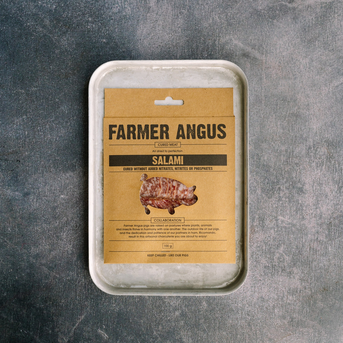 Farmer Angus Salami - 100g